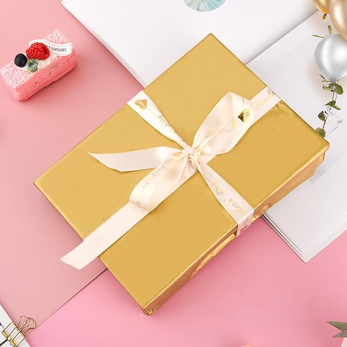 Gold Tissue Paper for Gift Bags - 30 Sheets of Gold Wrapping Tissue Paper Bulk Packaging Paper for Weddings Birthday DIY Project Christmas Gift Wrapping Crafts Decor (14 x 20 Inch)