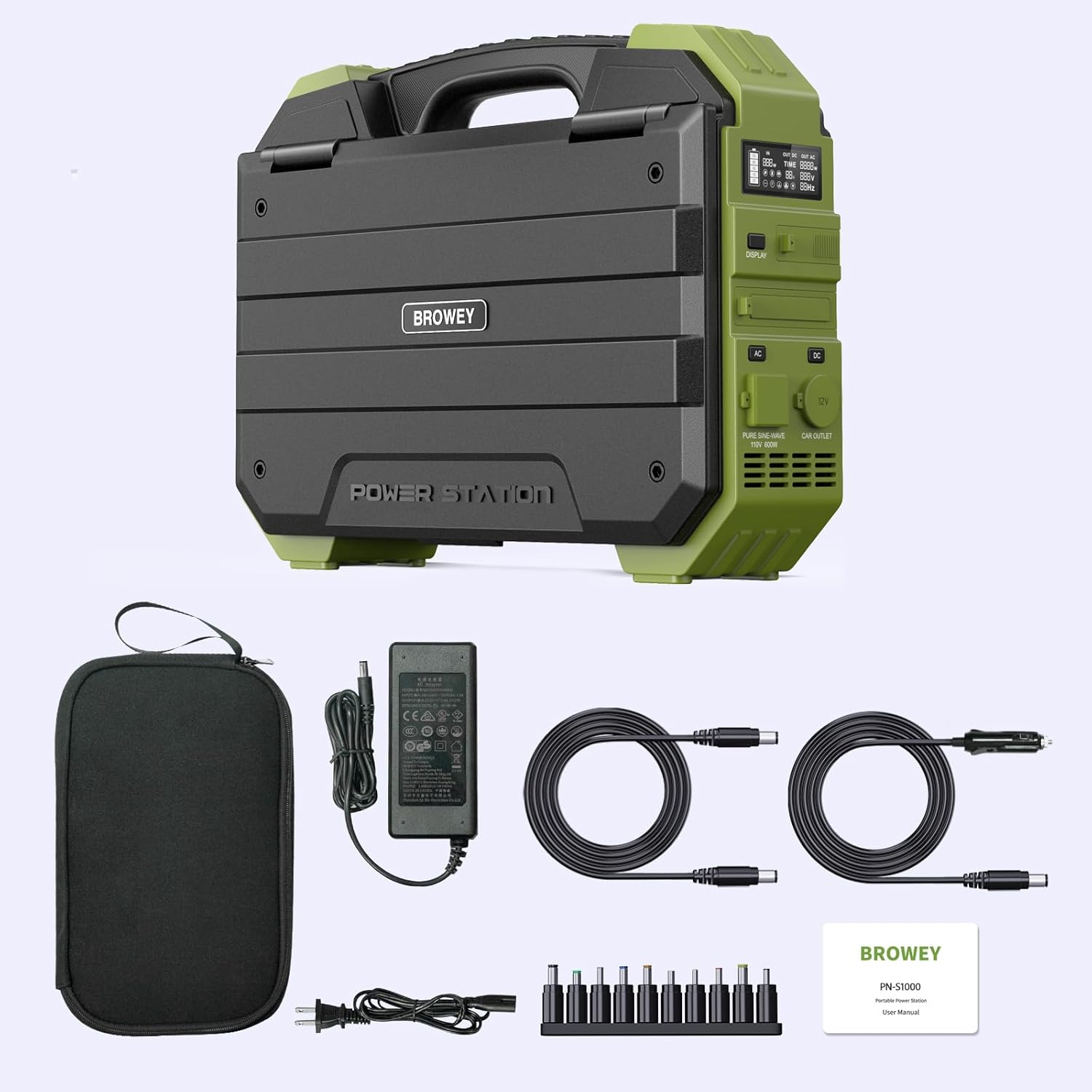 Built-in Solar Panel| 614WH/192,000mAh LiFePO4 Battery